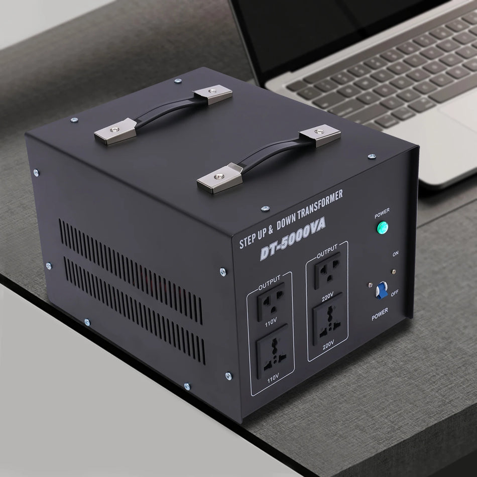 Conversor de Tensão 4500W 220V para 110V US EU Duplas Saídas