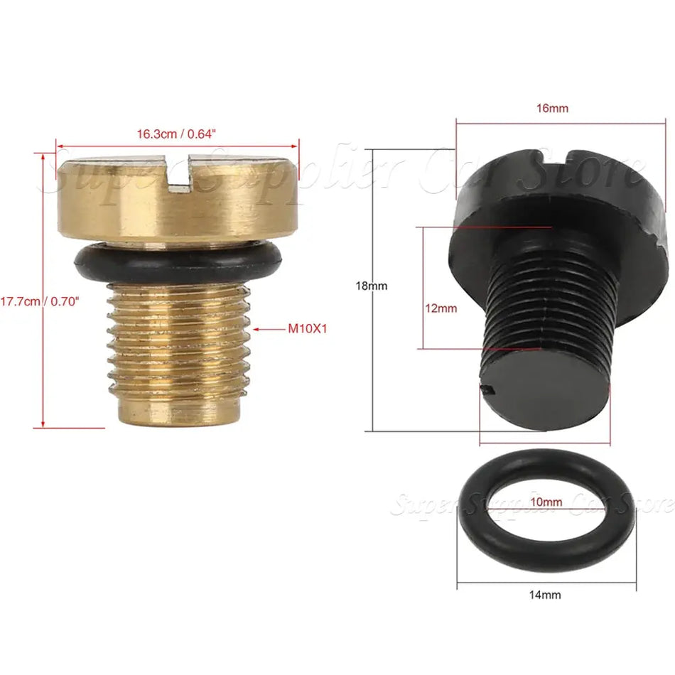 1/2/4/8 PCS Radiator Overflow Coolant Expansion Tank Bleed Screw For BMW E36 E39 E46 E90 Car Accessories 17111712788 by InterCyprus Trading Ltd