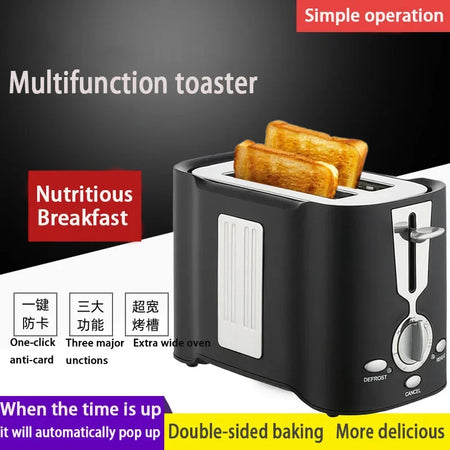 Dawupine Compact Two Slice Automatic Toaster &ndash; Auto Pop Up