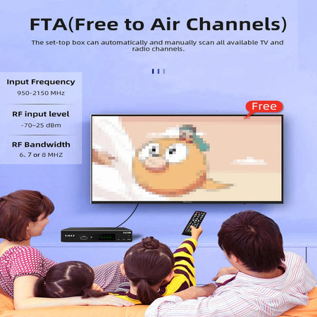 FTA DVB S2 MPEG H264 DVB-S2 HD Satellite Receiver Tv Decoder SAT