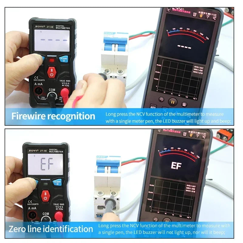 ZOYI ZT-5B Digital Multimeter &ndash; Auto-Ranging True RMS