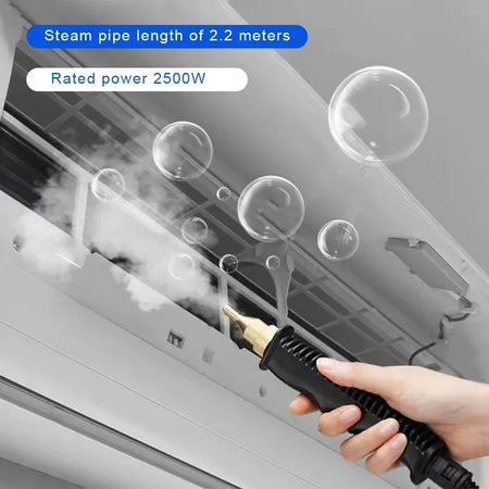 High-Pressure Handheld Steam Cleaner - 2500W 220V EU for Home &amp; Car