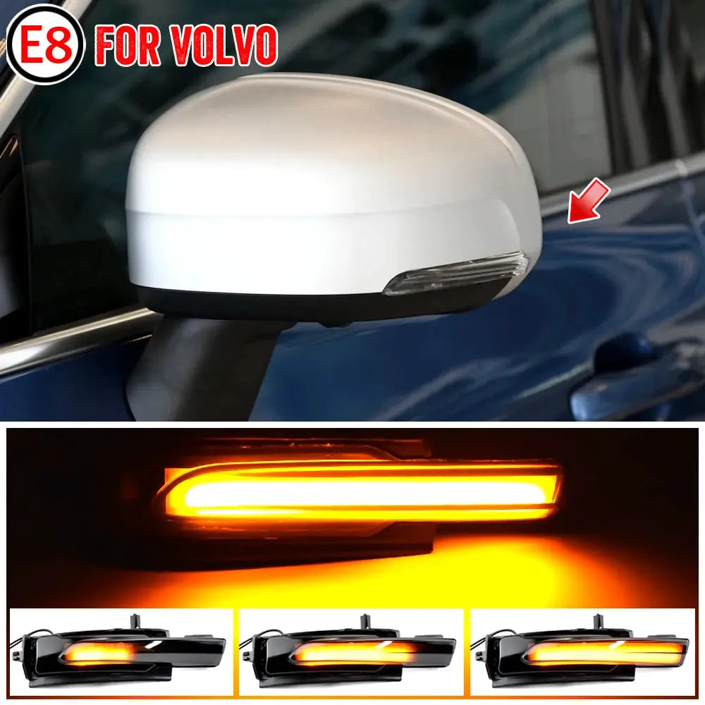 LED Sequential Side Mirror Turn Signal Lights for Volvo XC90 XC60 S90 V90 MK2 by InterCyprus Trading Ltd