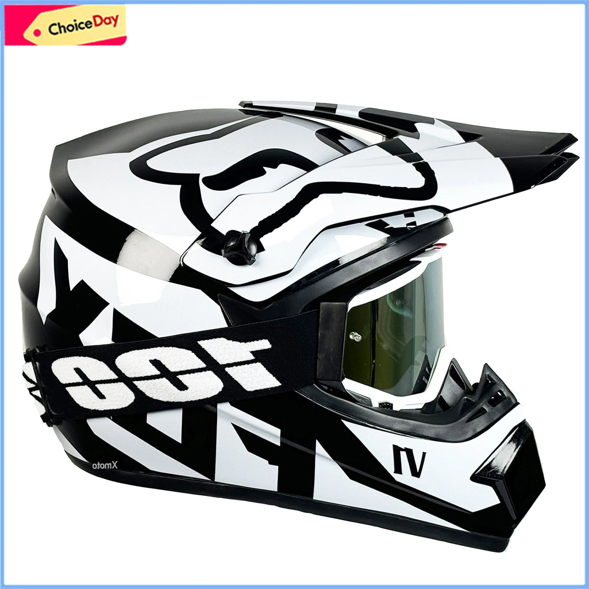 NoEnName_Null Off-Road Safety Helmet for Kids and Youth HEIBAI / M
