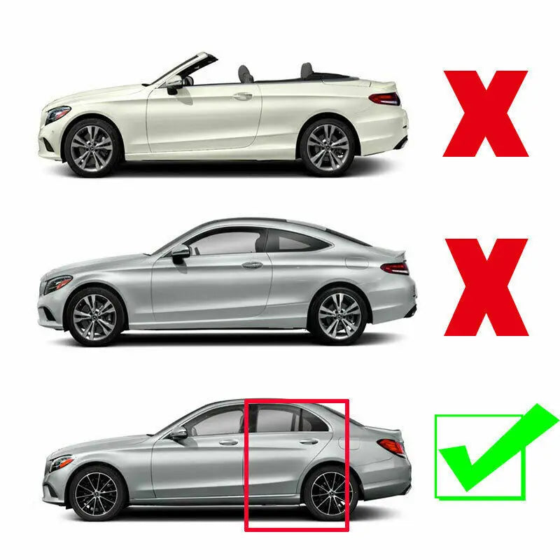 Difusor Trasero Mercedes W205 con Salidas de Escape, Estilo AMG Look de Fibra de Carbono