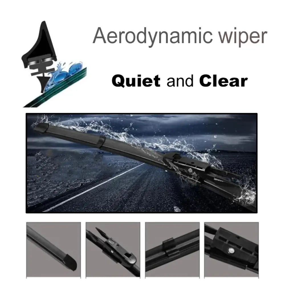 Misima Windshield Windscreen Wiper Blades For Smart ForTwo W451 2007 - 2014 Front Window Wiper 2008 2009 2010 2011 2012 2013 by InterCyprus Trading Ltd