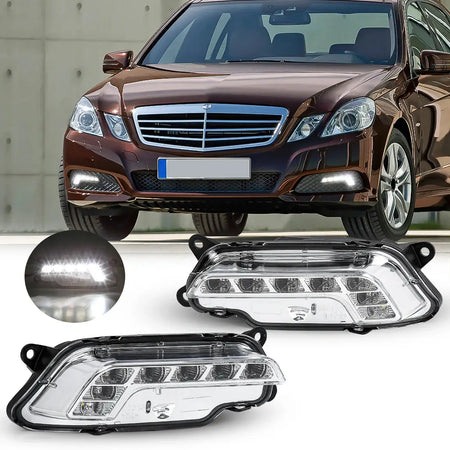 2128200756 2128200856 DRL For Mercedes Benz W212 E350 E550 E63 2010 2011 2012 2013 2014 2015 2016 LED Daytime Running Lights 12V by InterCyprus Trading Ltd