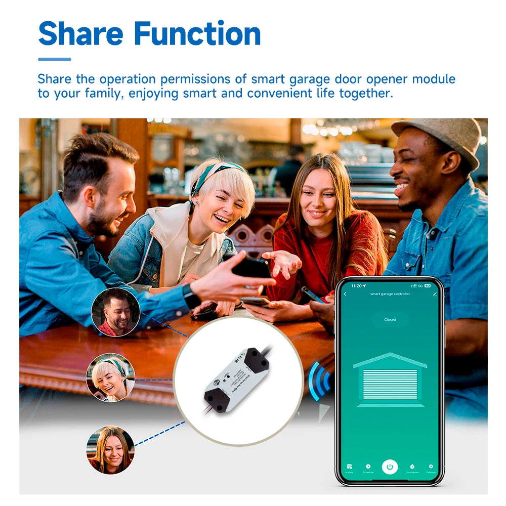 Smart WiFi Garage Door Controller