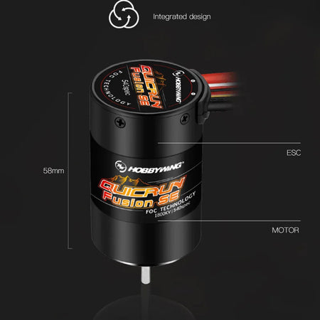 Hobbywing QuicRun Fusion SE 2-in-1 Brushless Motor &amp; ESC