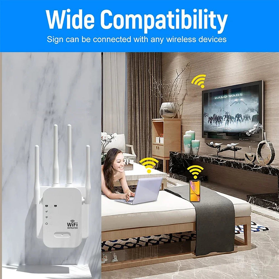 EWIND Router 1200Mbps Repeater &ndash; Dual Band Long Range