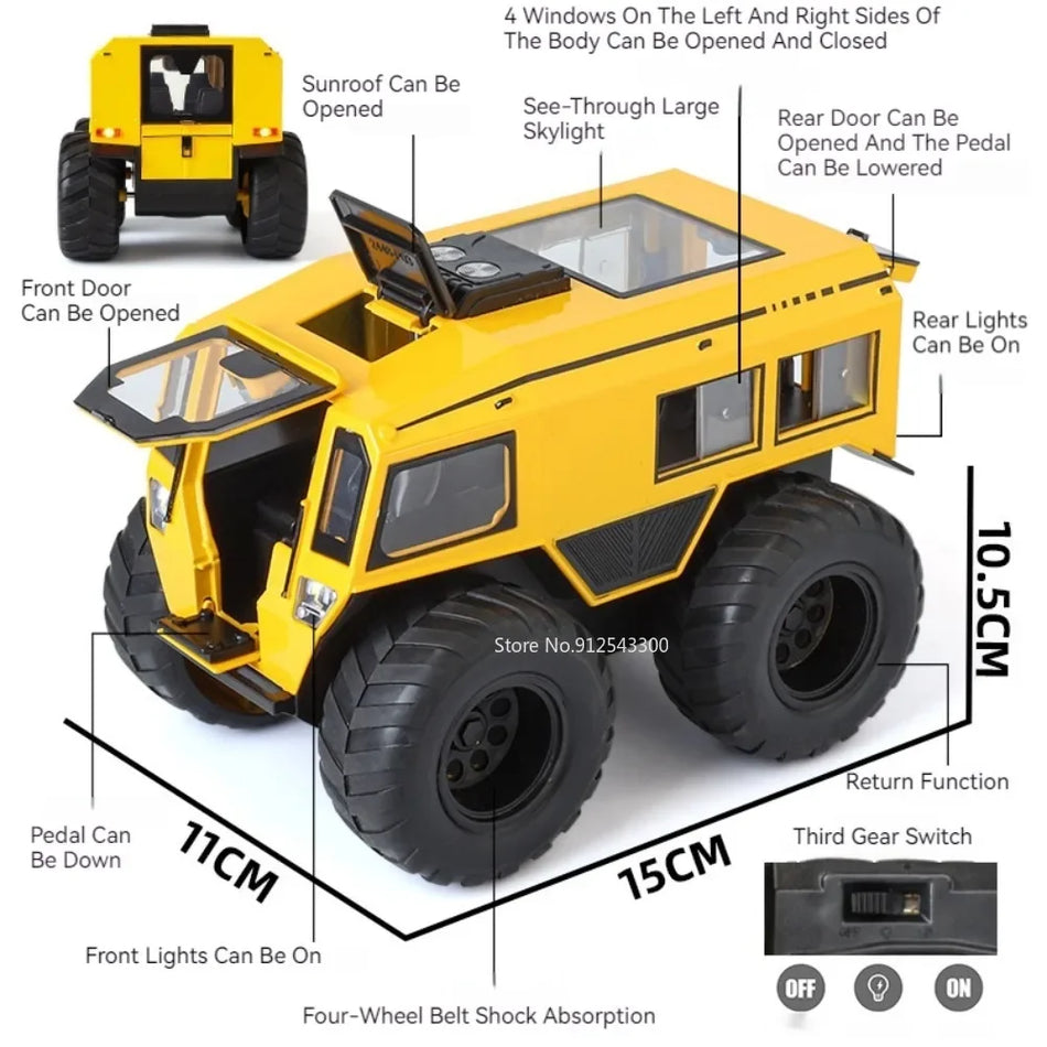 Model de mașină diecast pentru teren accidentat cu caroserie din aliaj pentru Sherp
