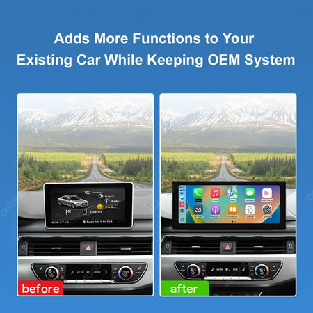 12.3" Multimedia Ultra-thin TouchScreen Wireless CarPlay Android For Audi With MIB/MIB2 System A4 S4 A5 S5 2017-2020 With BT GPS by InterCyprus Trading Ltd