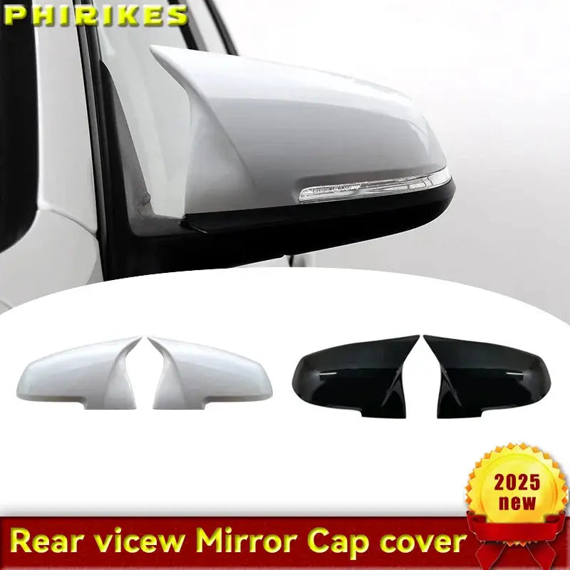 For BMW 1 2 3 4 X Series Rear View Side Mirror Cover F20 F21 F22 F23 F30 F32 F36 X1 E84 F87 M2 White Accessories by InterCyprus Trading Ltd