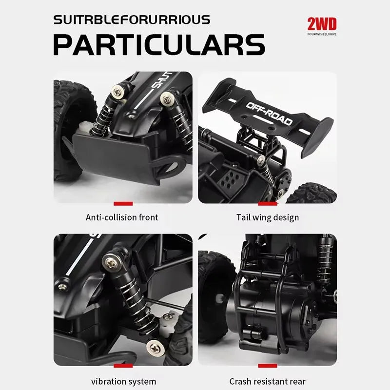 Remote Control Car RC Drift 1:16 Off Road Alloy &ndash; LED Light