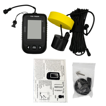 Portable Sonar Fish Finder with LCD Display - Ideal for Kayak &amp; Night Fishing