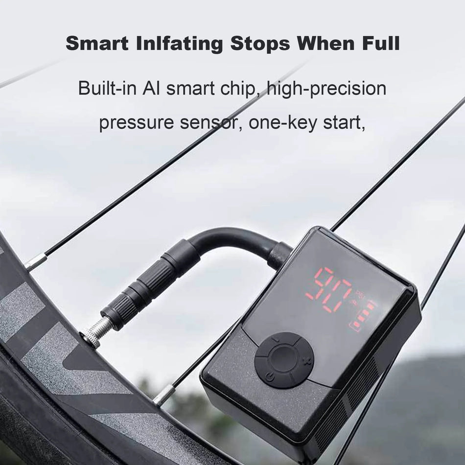 Bike Tire Pump With Digital Pressure &ndash; Brushless Motor