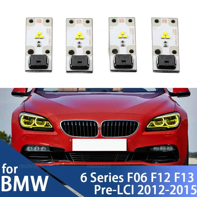 Yellow Daytime DRL Light Driving LED Angel Eye Maker Light Diode Board Chip for BMW 6 Series F06 F12 F13 Pre-facelift 2012-2015 by InterCyprus Trading Ltd