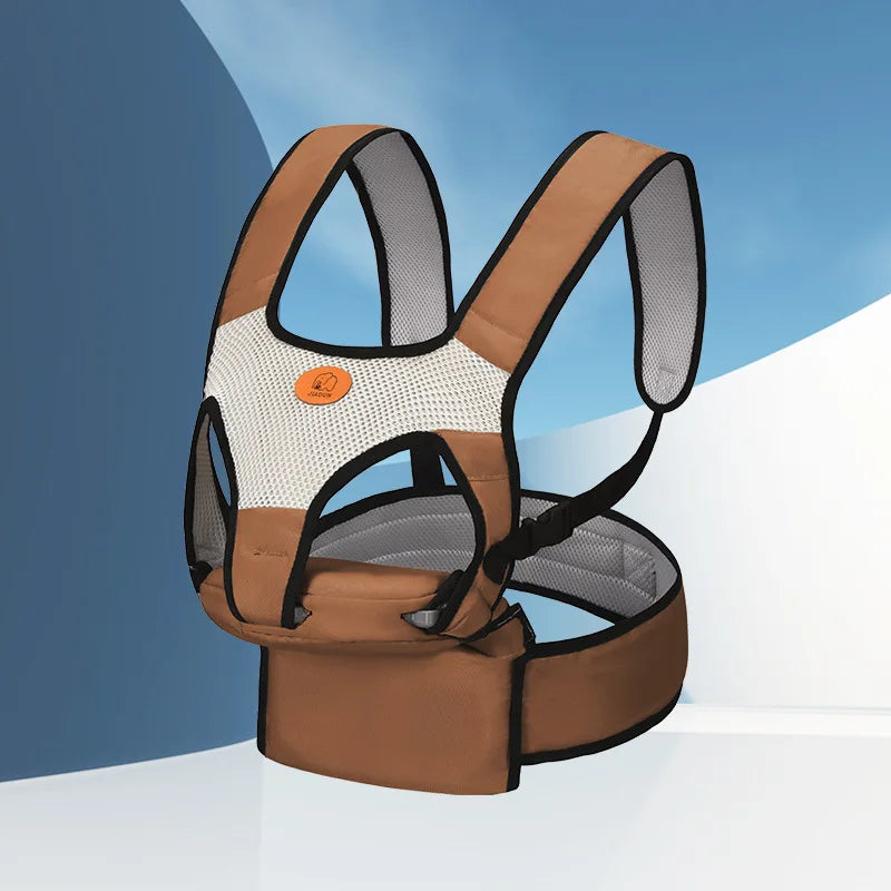 Ergonomic Baby Carrier Waist Stool and Hipseat for 3-36 Months coffe