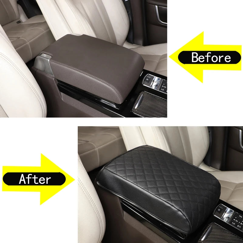 Land Rover Discovery 5 LR5 Tampa de Apoio de Mão Central em Pele