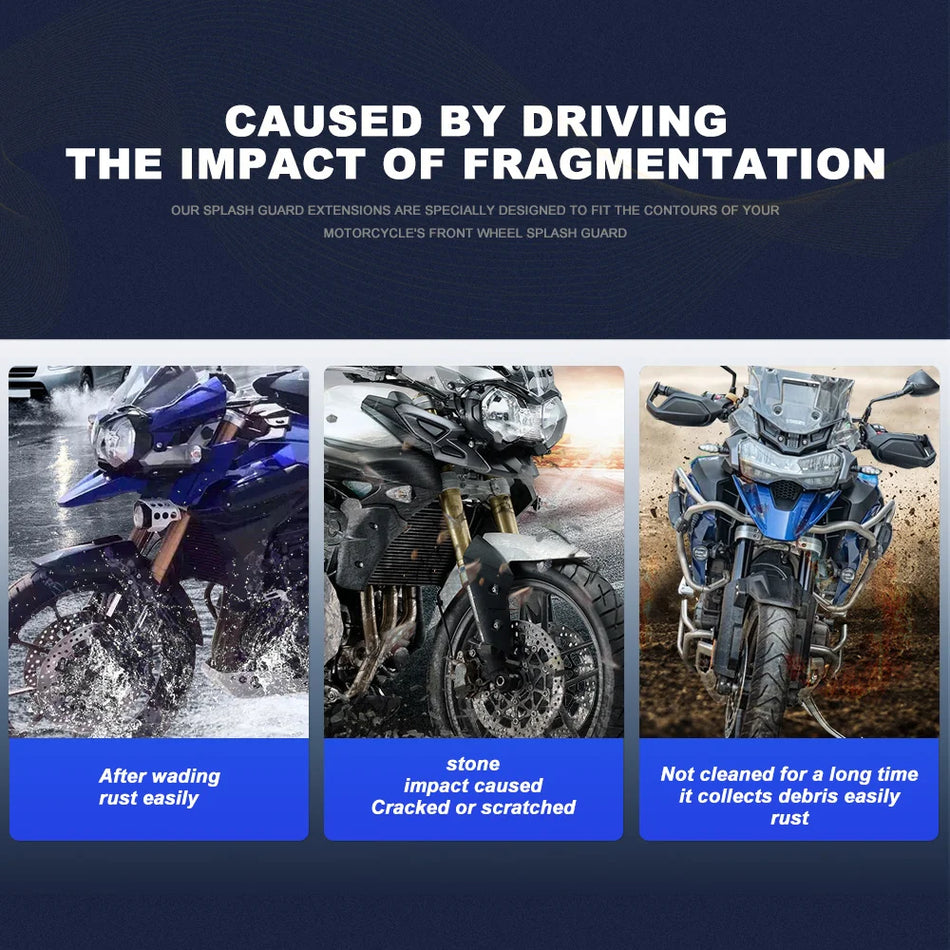 Estensione parafango anteriore Tiger 1200 Rally Explorer Splash per Tiger 1200 Rally Pro 2022