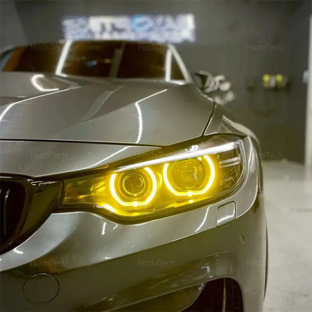 For BMW M3 F80 Pre-LCI Xenon Headlight 2014-2017 Yellow Daytime DRL Light Driving LED Angel Eye Maker Light Diode Board Chip by InterCyprus Trading Ltd