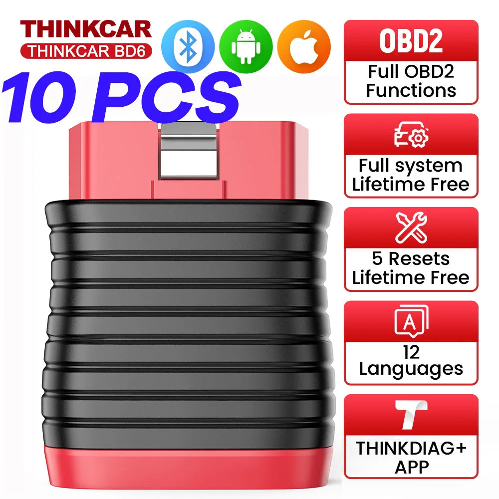 MUCAR THINKCAR BD6 Bluetooth Scanner &ndash; Full System Scan 10 PCS BD6 / CHINA