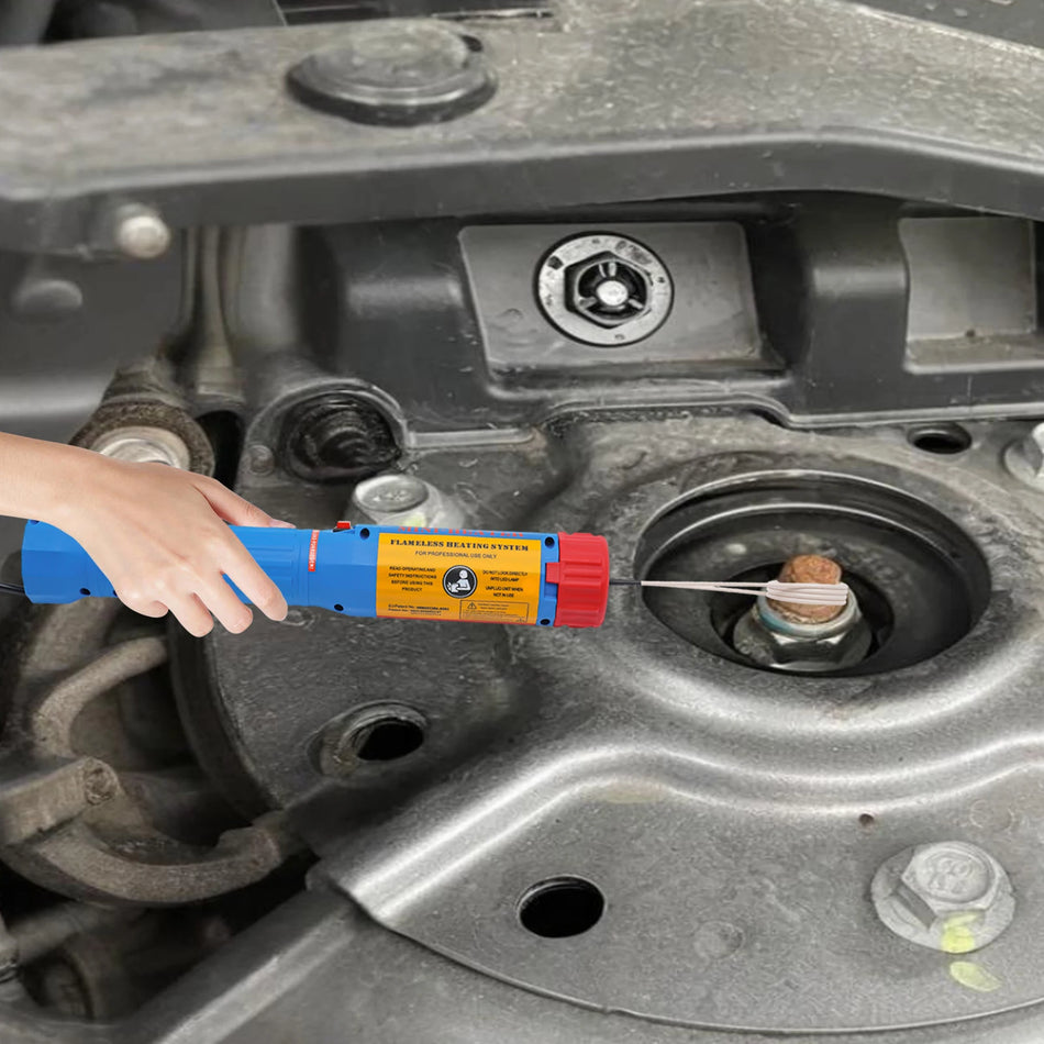 Handhållen flamfri induktionsvärmare kit för skruvavlägsnande