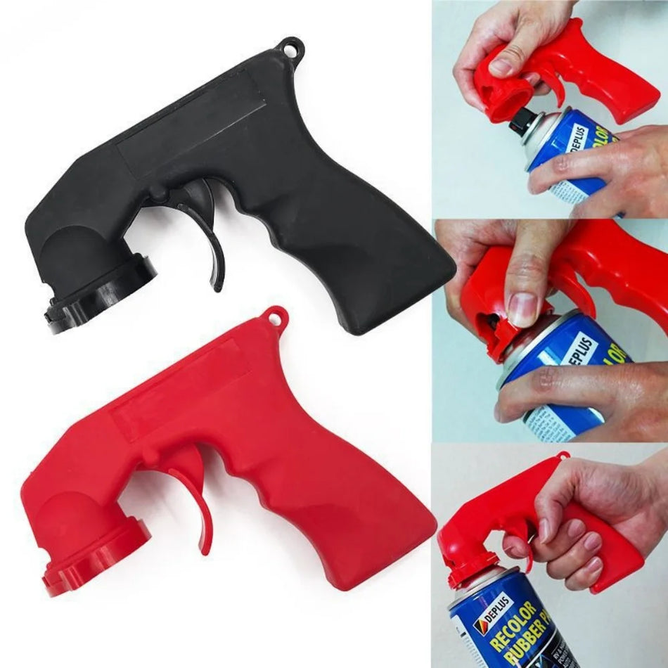 Mâner pentru pistol de vopsit cu prindere completă, cu declanșator lung și blocare pentru spray-uri.