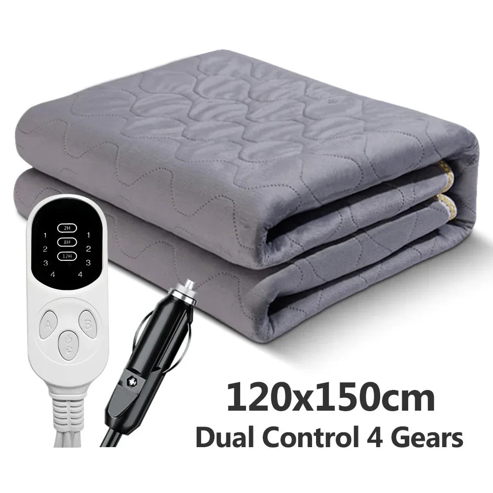 Car Electric Heated Blanket 12V &ndash; Energy Saving Warmth D 120x150CM