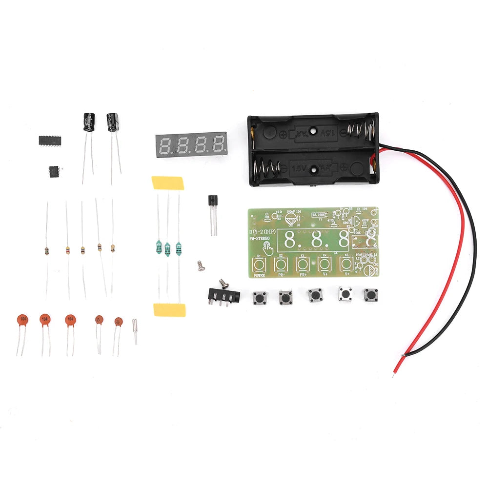 Digital Tuning Headphone Radio Kit - AM/FM 2 Band Stereo | DIY & Portable not welded