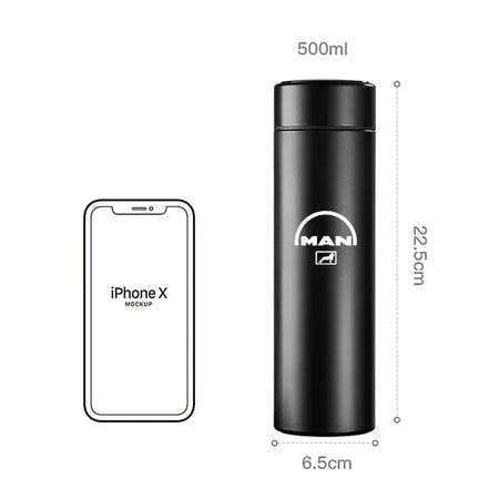 Car 500ml Intelligent Temperature Cup - Auto Temp Display