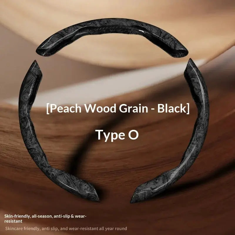 3-Piece Segmented Texture Car Interior, Steering Wheel Cover, Anti-Slip Decoration, Comfortable to the Touch by InterCyprus Trading Ltd