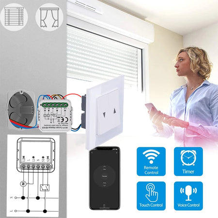 Smart WiFi ZigBee Curtain Module