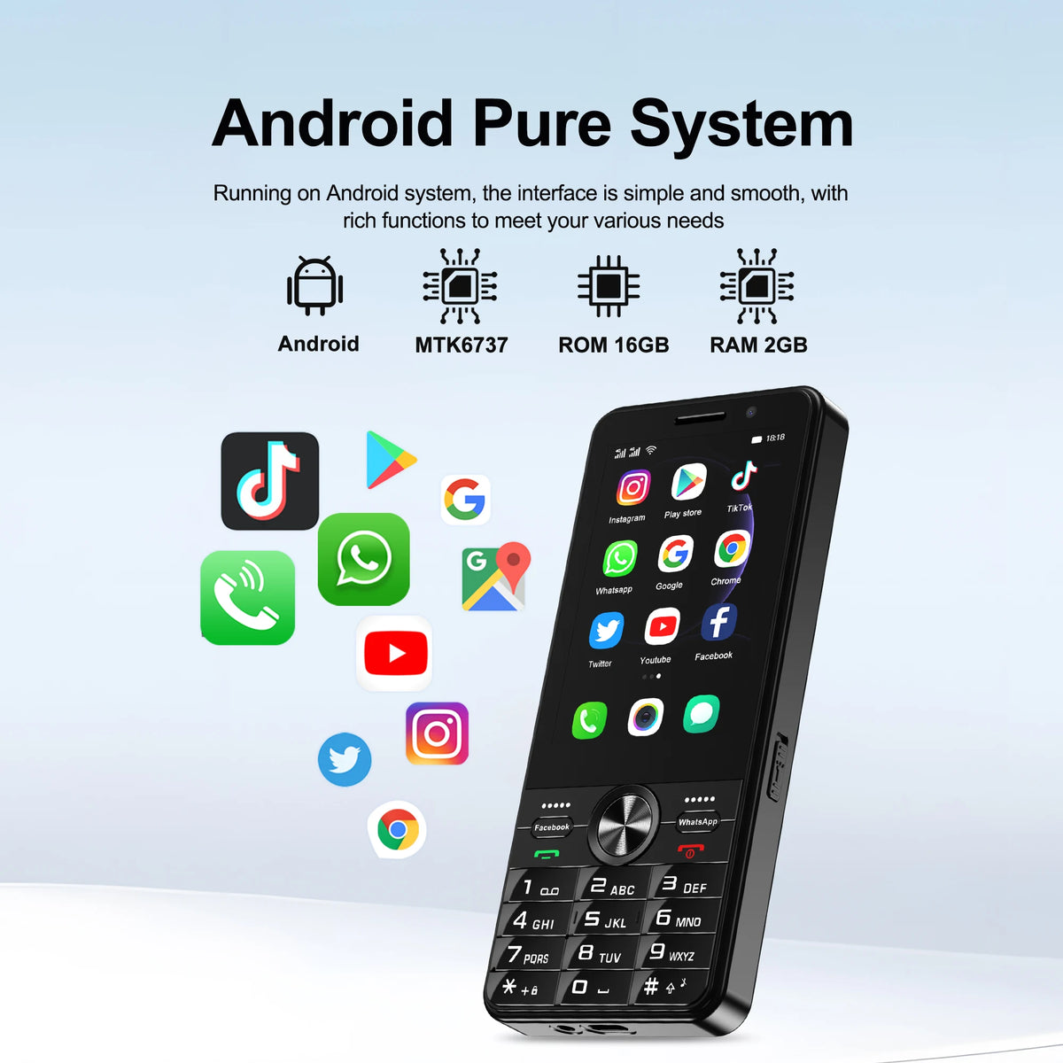 SERVO F24 PRO &ndash; 4G LTE Android Smartphone With Play Store