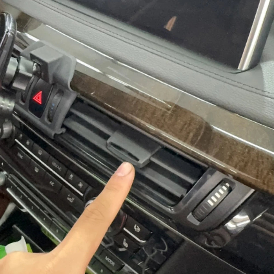 Chrome Plated AC Vent Clip Tab for BMW X5 X6 F15 F16 2014-2018