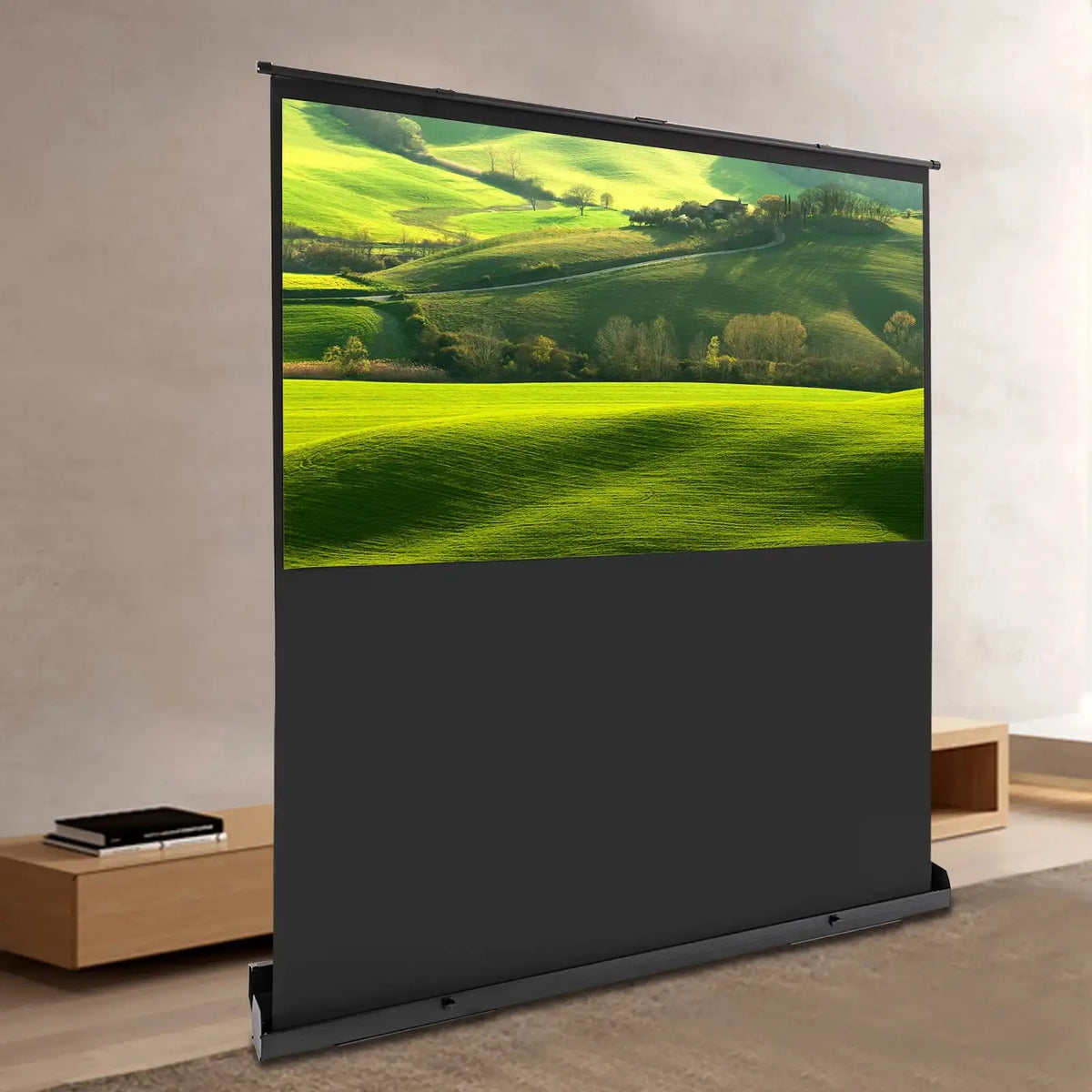 80 Inch Portable Projection Screen 1.2 Gain &ndash; Floor Stand