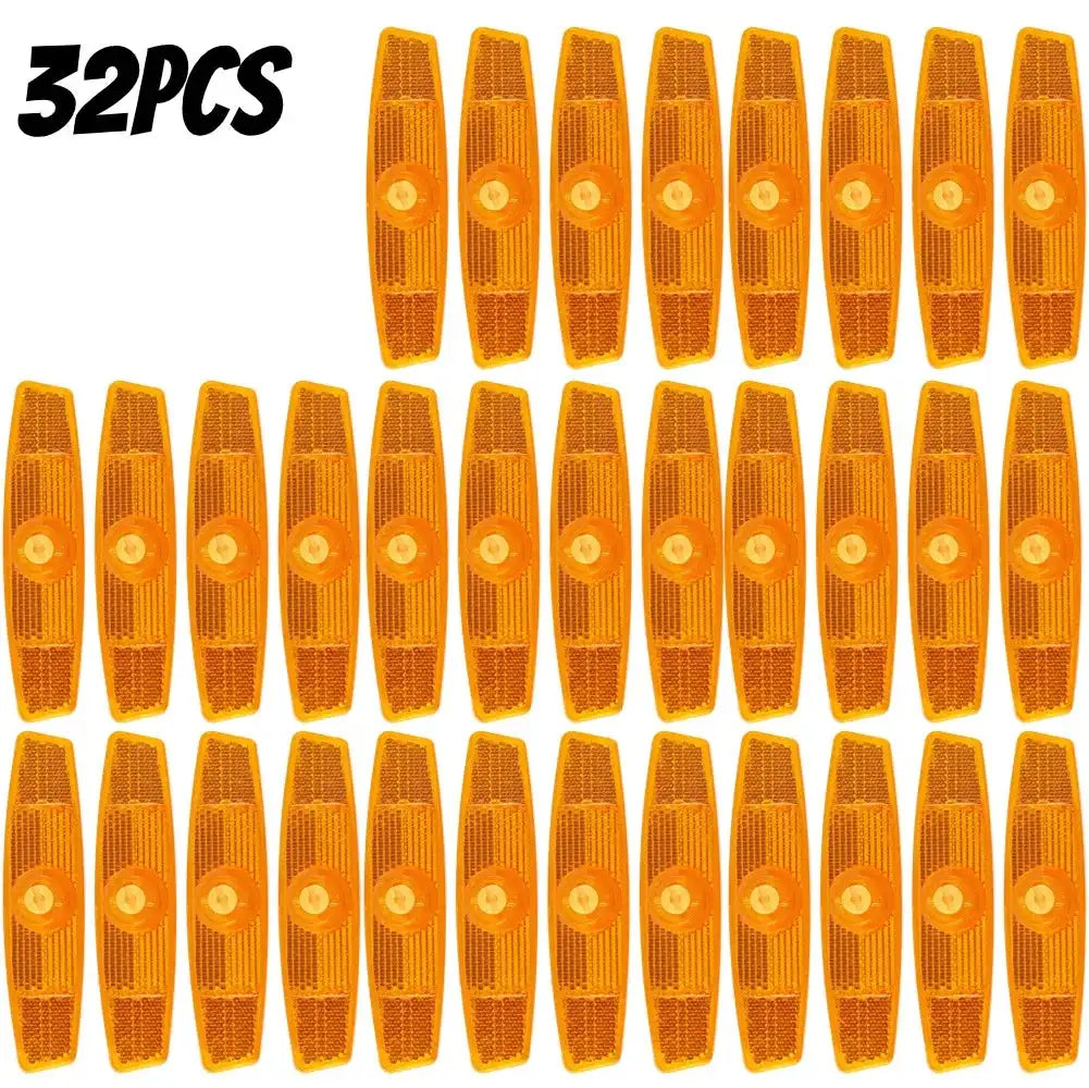 Fish Shaped Safety Spoke Reflectors For Bicycle Rim Light 32PCS