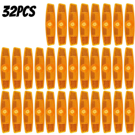 Fish Shaped Safety Spoke Reflectors For Bicycle Rim Light 32PCS