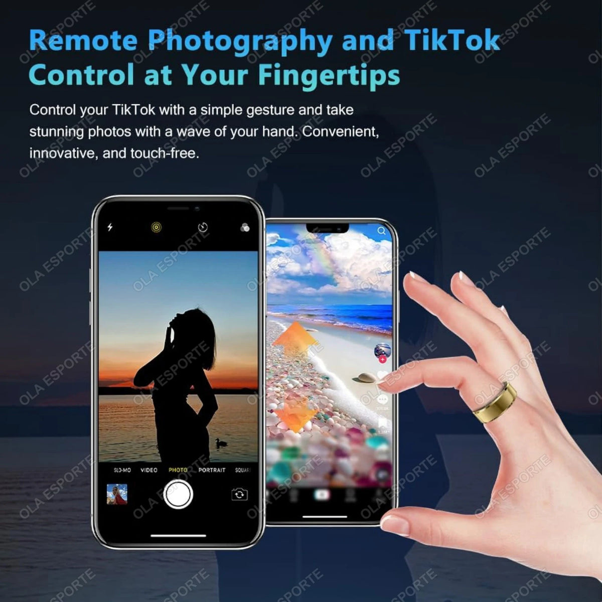 Xiaomi Smart Ring with Blood Pressure &amp; Heart Rate Monitoring, Waterproof &amp; Multi-Sport Mode