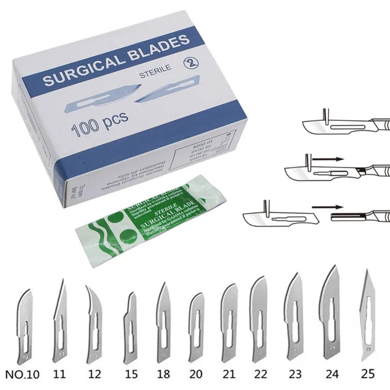 Sterile Carbon Steel Surgical Blades &ndash; Precision Cutting