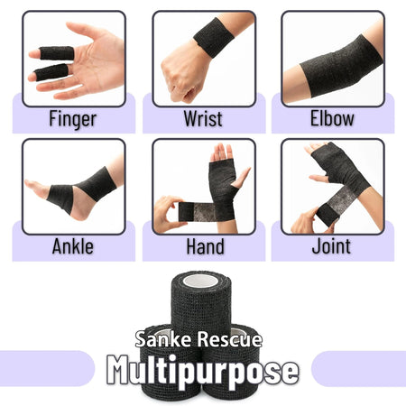 Self-Adhesive Elastic Bandage Wrap for Sports &amp; Tattoo Protection