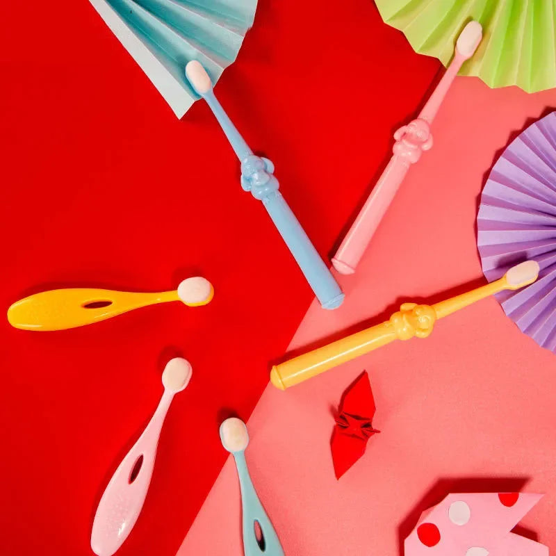 Soft Silicone Toothbrush for Babies and Kids (0-10 Years)