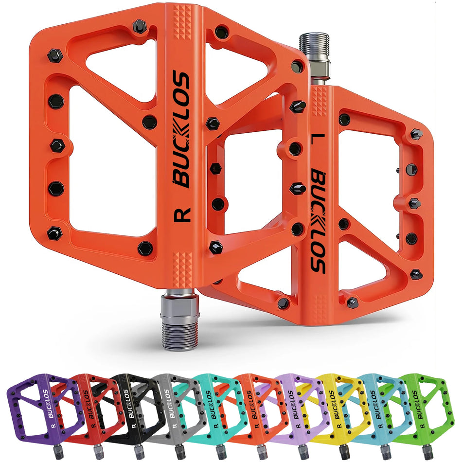 Bucklos 712 Maastopyöräpolkimet Nailon Liukumattomat 9-16 Tuumaa Kevyet