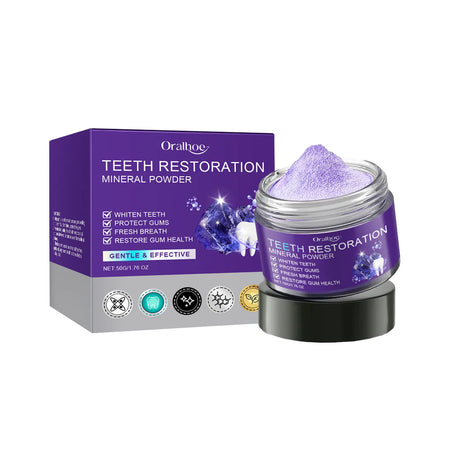 Teeth Restoration Mineral Powder &ndash; Remove Stains and Freshen Breath 50g boxed / CHINA