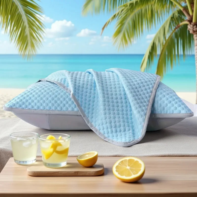 Cooling Pillowcase Covers &ndash; Soft Breathable Ice Silk For Summer Comfort