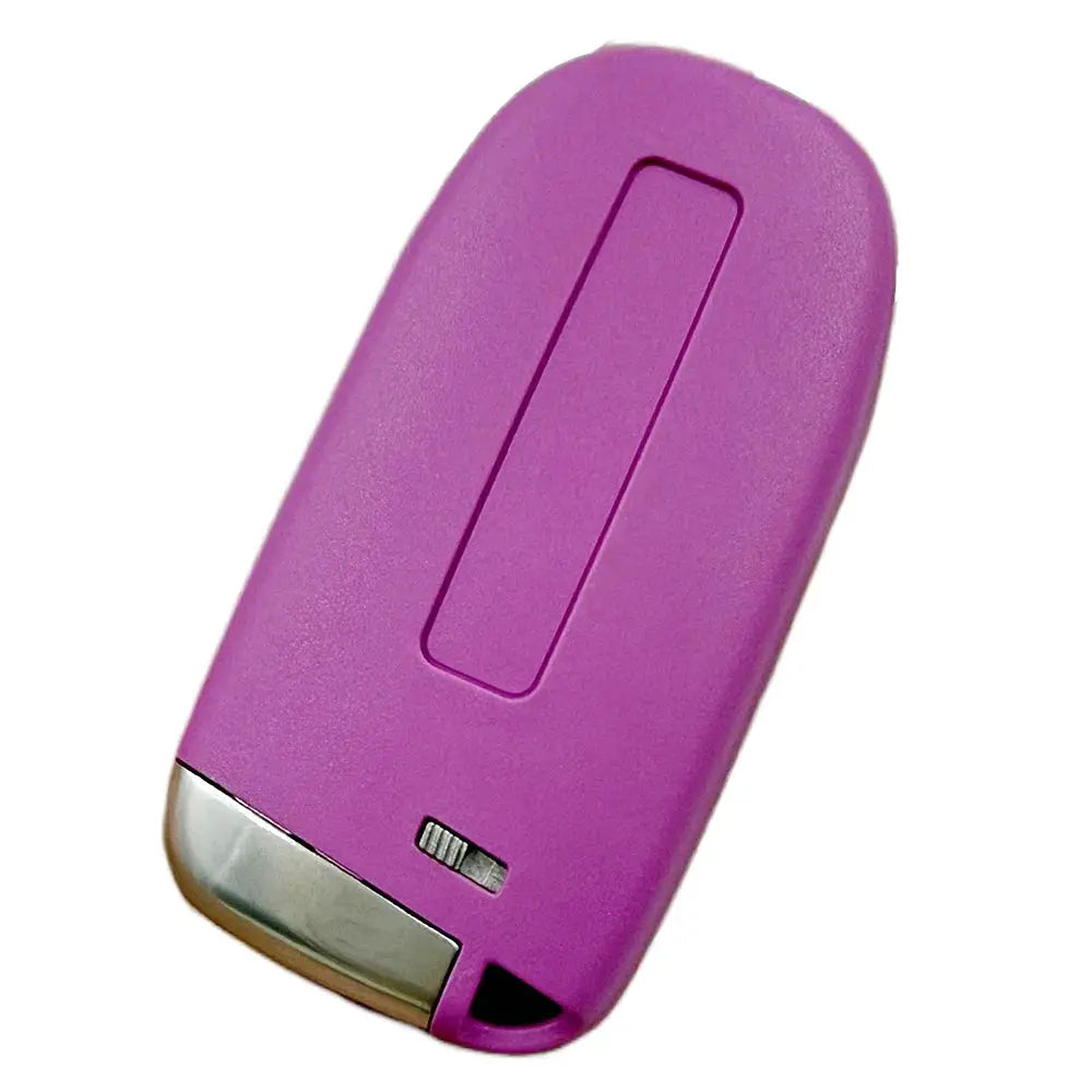 Pink Color Car Smart Remote Key Shell Casing for Dodge SRT 5 Button with Uncut Emergency Insert Key with Logo by InterCyprus Trading Ltd