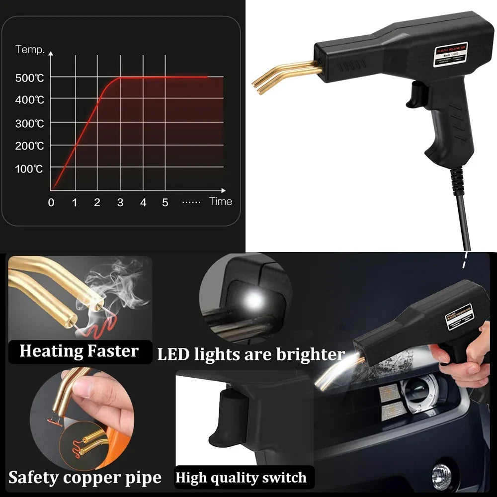 50W Hot Stapler Plastic Welding Machine for Car Repairs | Besper PVC Welder Gun