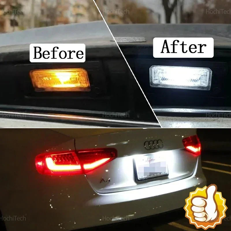 Luces de Matrícula LED Canbus para VW Audi Skoda Touareg Passat
