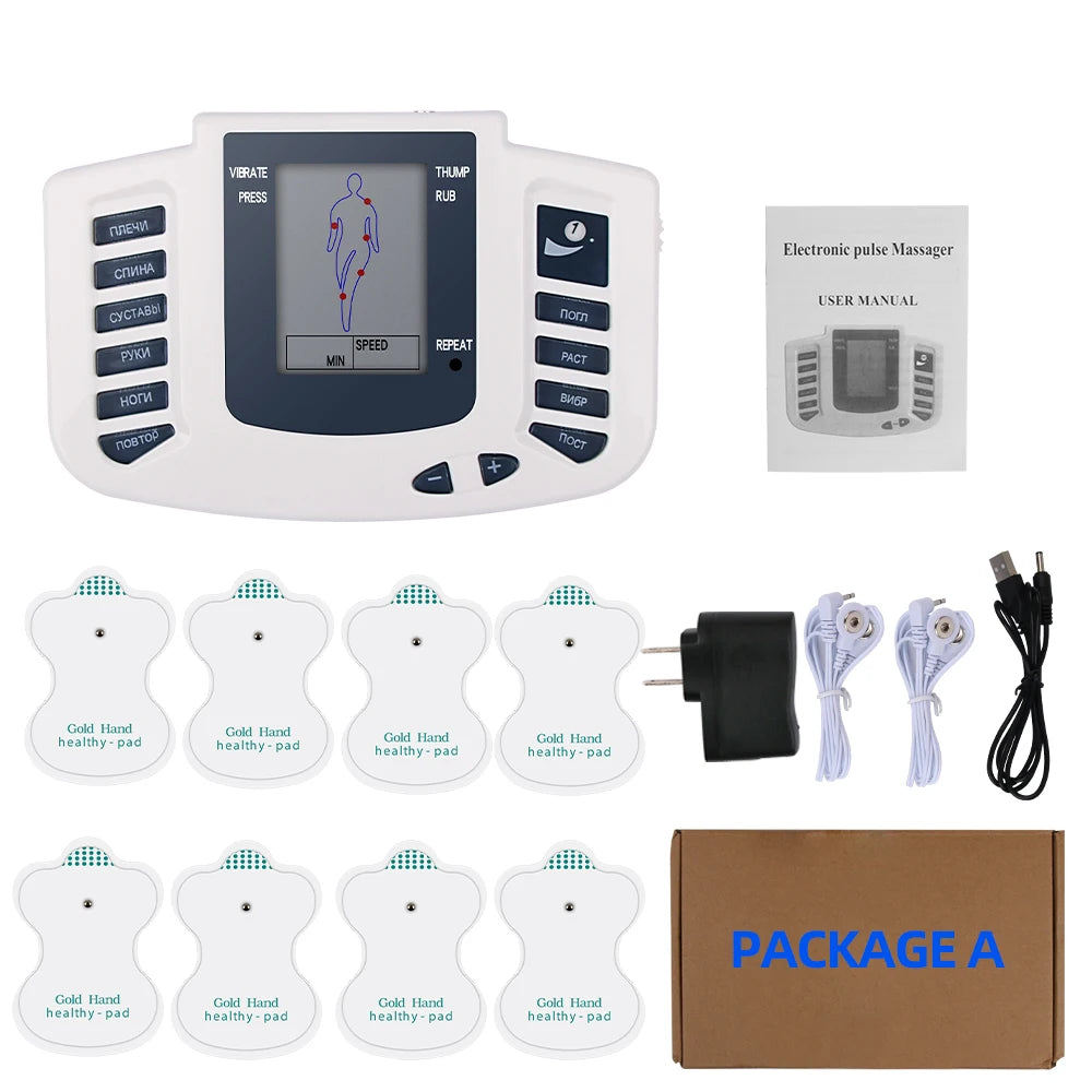 EMS Tens Massage Unit - Full Body Electrical Muscle Therapy US A