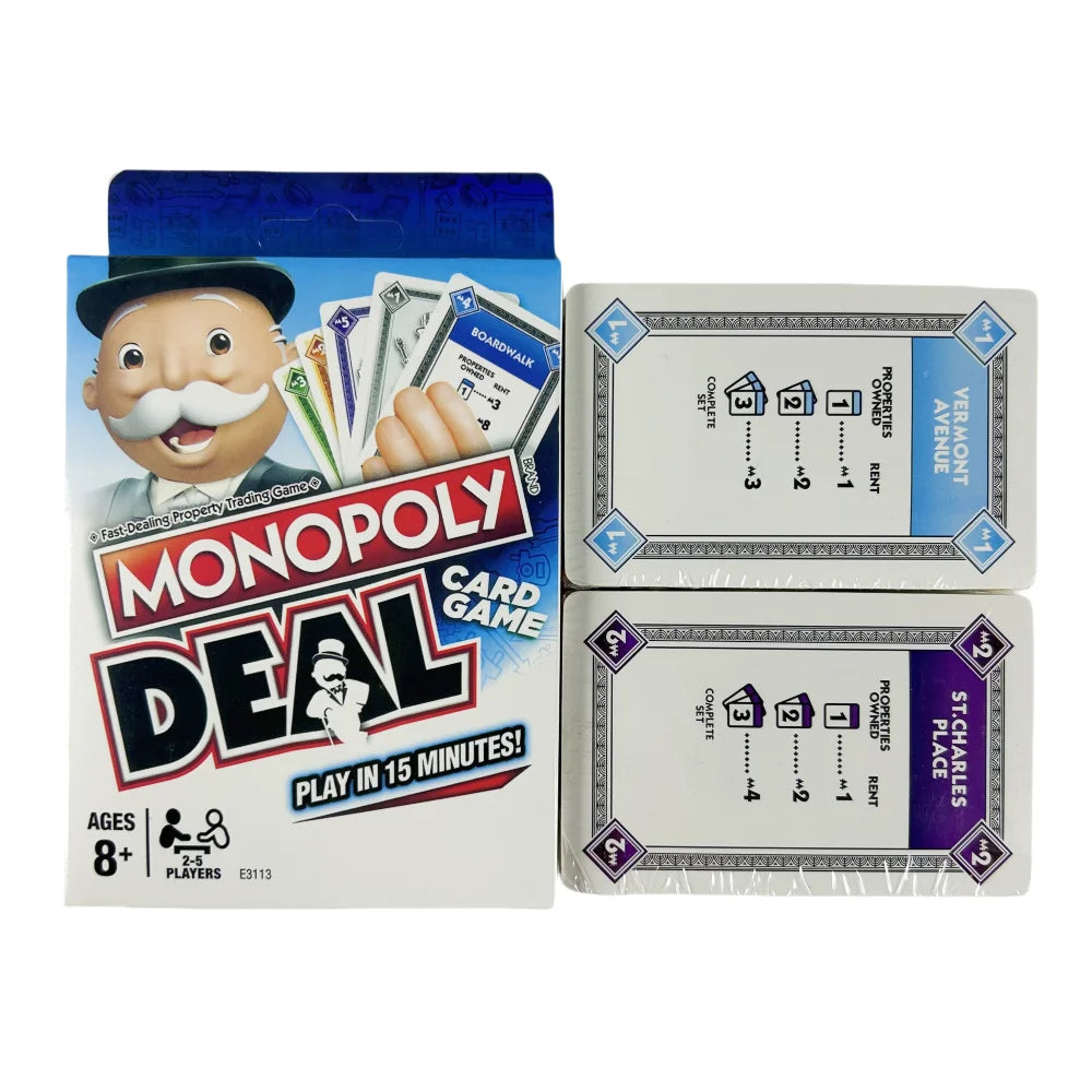 Monopoly Deal Quick-Playing Card Game for Families &amp; Kids Ages 8+